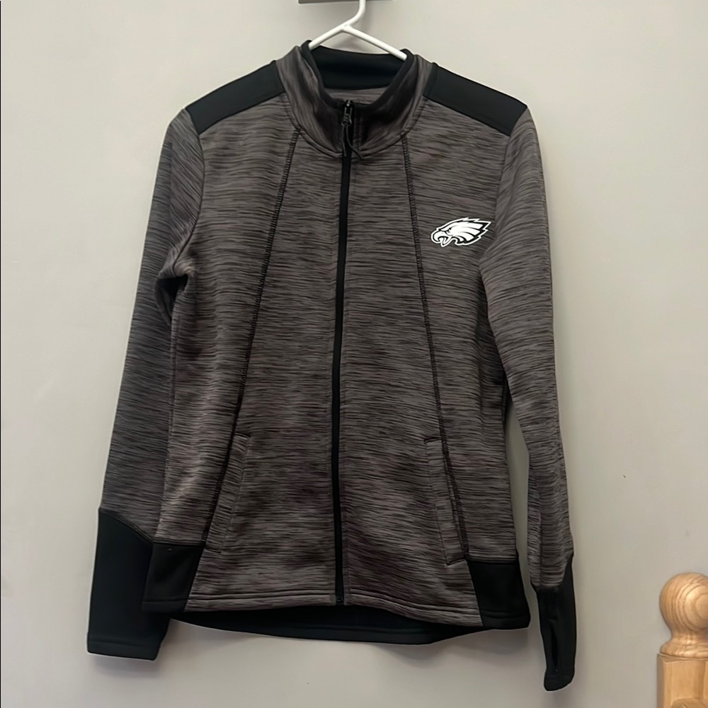 Women's Black and Gray Jacket